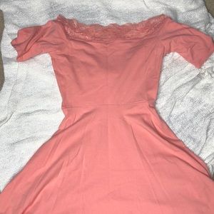 Off the shoulders dress